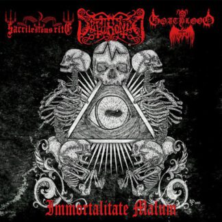 Sacrilegious Rite / Dethroned / Goatblood – Immortalitate Malum [CD]