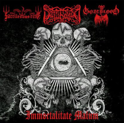 Sacrilegious Rite / Dethroned / Goatblood – Immortalitate Malum [CD]